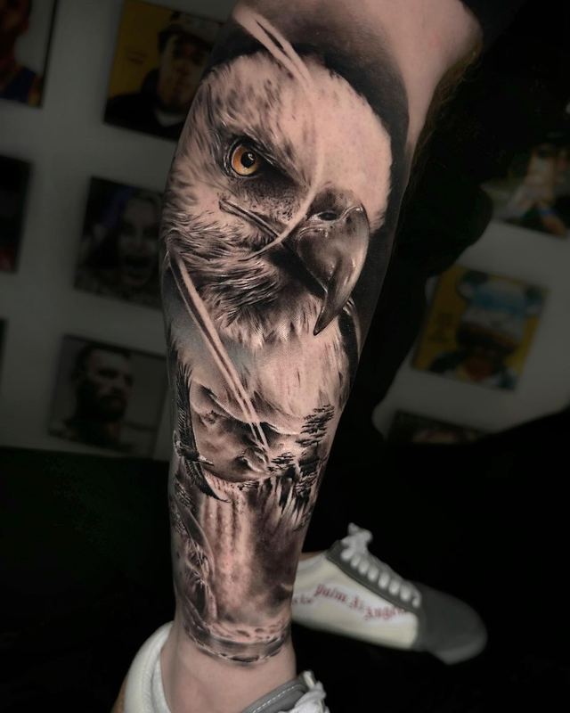 Eagle sleeve – DMTcollective tattoo