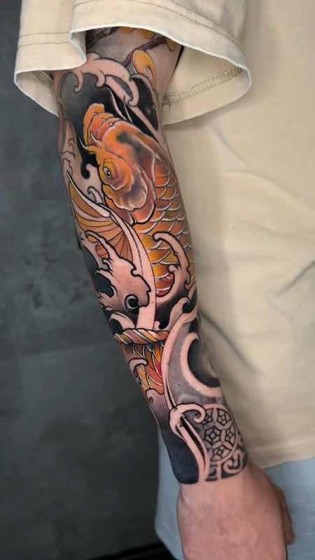 Japanese koi sleeve – DMTcollective tattoo
