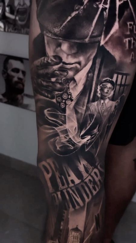 Peaky Blinders sleeve – DMTcollective tattoo